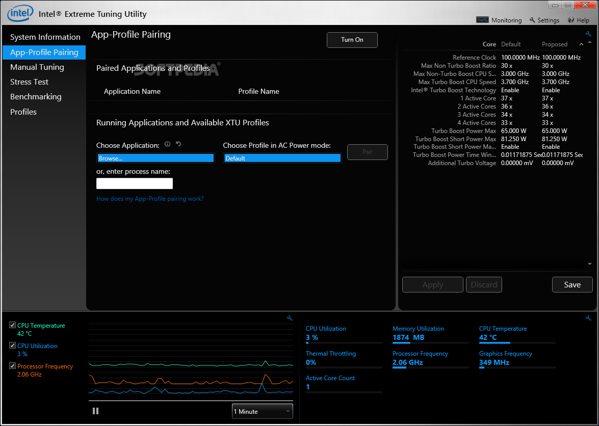 intel extreme tuning utility download