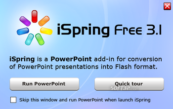 iSpring Free PowerPoint to Flash Converter screenshot 2