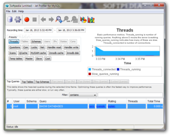 Jet Profiler for MySQL (formerly Jet Profiler) screenshot