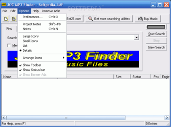 JOC MP3 Finder screenshot 2