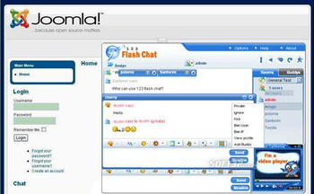 Joomla Chat Module for 123 Flash Chat screenshot 3