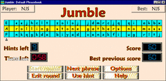 Jumble screenshot 2