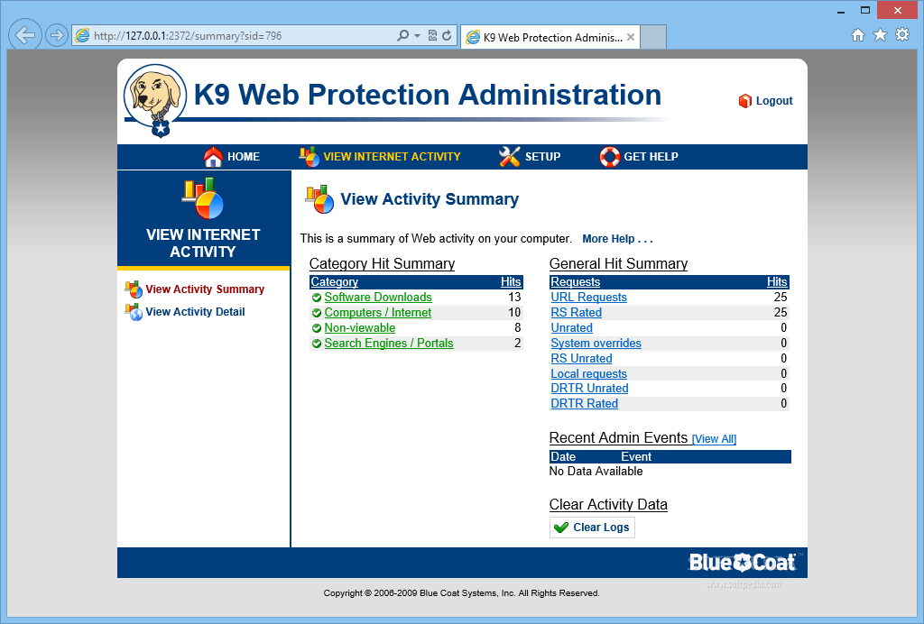 k9 web protection update