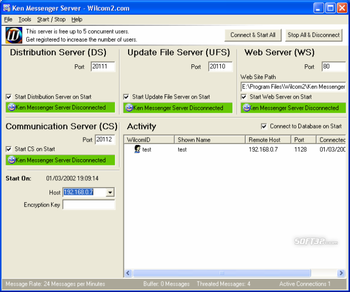 Ken Messenger Server screenshot 3