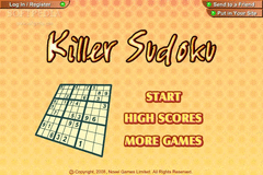 Killer Sudoku screenshot