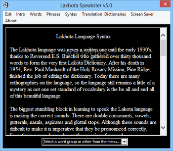 Lakhota Speakster screenshot 4