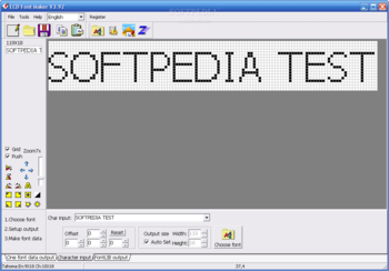LCD Font Maker screenshot