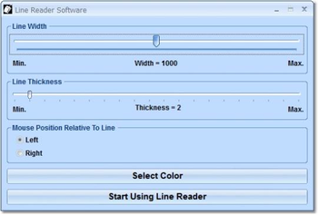 Line Reader Software screenshot