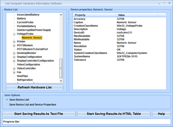 List Computer Hardware Information Software screenshot 13