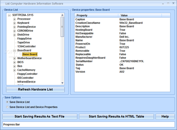 List Computer Hardware Information Software screenshot 3