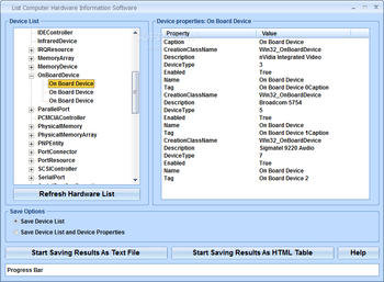 List Computer Hardware Information Software screenshot 4