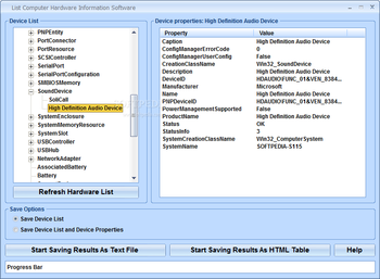 List Computer Hardware Information Software screenshot 7