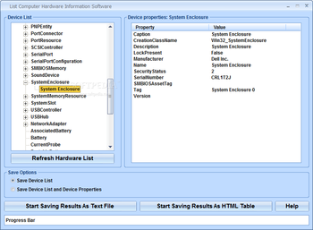 List Computer Hardware Information Software screenshot 8