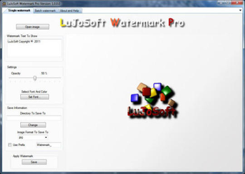 LuJoSoft Watermark Pro screenshot