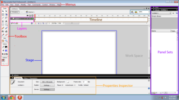 Macromedia Flash 8 screenshot
