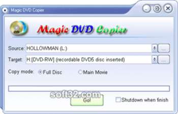 Magic DVD Copier screenshot 3