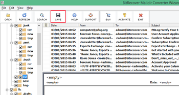 Maildir Converter screenshot 2