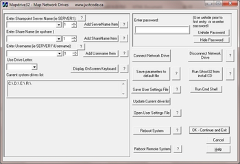 Mapdrive 32 screenshot