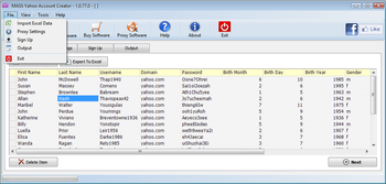 MASS Yahoo Account Creator screenshot 3