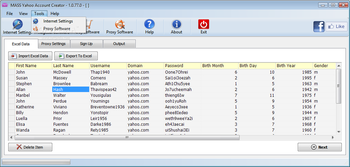 MASS Yahoo Account Creator screenshot 4