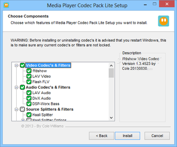 full codec pack for windows media player