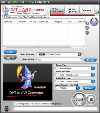 MediaSanta DAT to AVI Converter screenshot 3