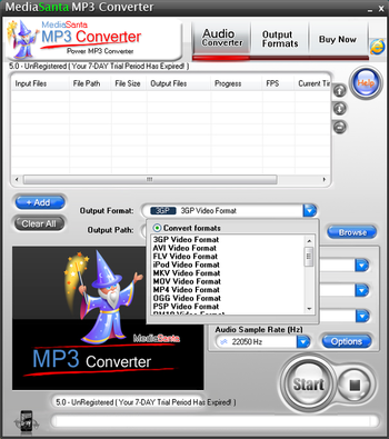 MediaSanta MP3 Converter screenshot