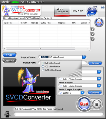MediaSanta SVCD Converter screenshot