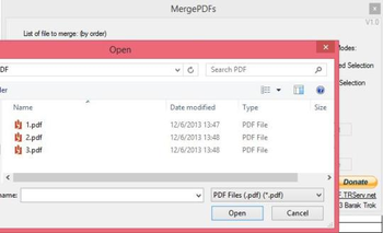 MergePDFs screenshot 2