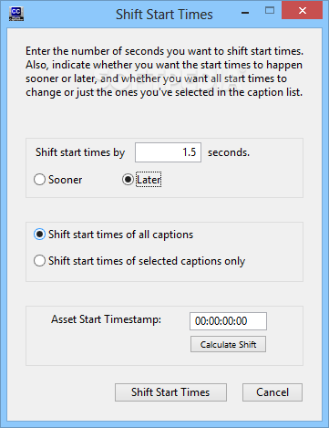 Csv to srt converter