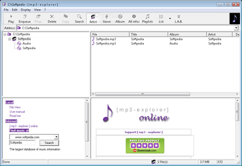 MP3-Explorer screenshot