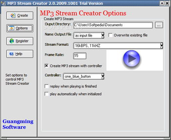 MP3 Stream Creator screenshot 2