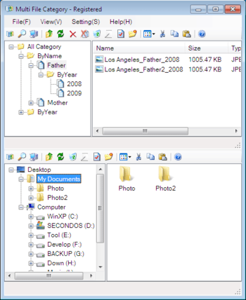 Multi File Category screenshot