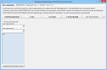 Multipurpose DirectShow Encoder screenshot