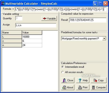 Multivariable Calculator - SimplexCalc screenshot 2