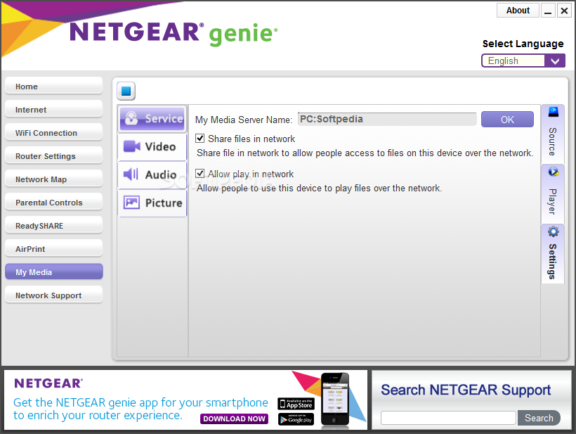 netgear genie app for pc