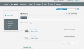 NetworX Open Source Social Networking Platform screenshot 2