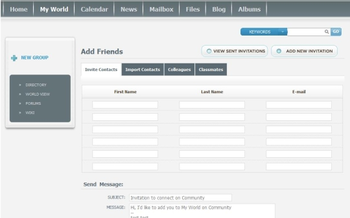 NetworX Open Source Social Networking Platform screenshot 3