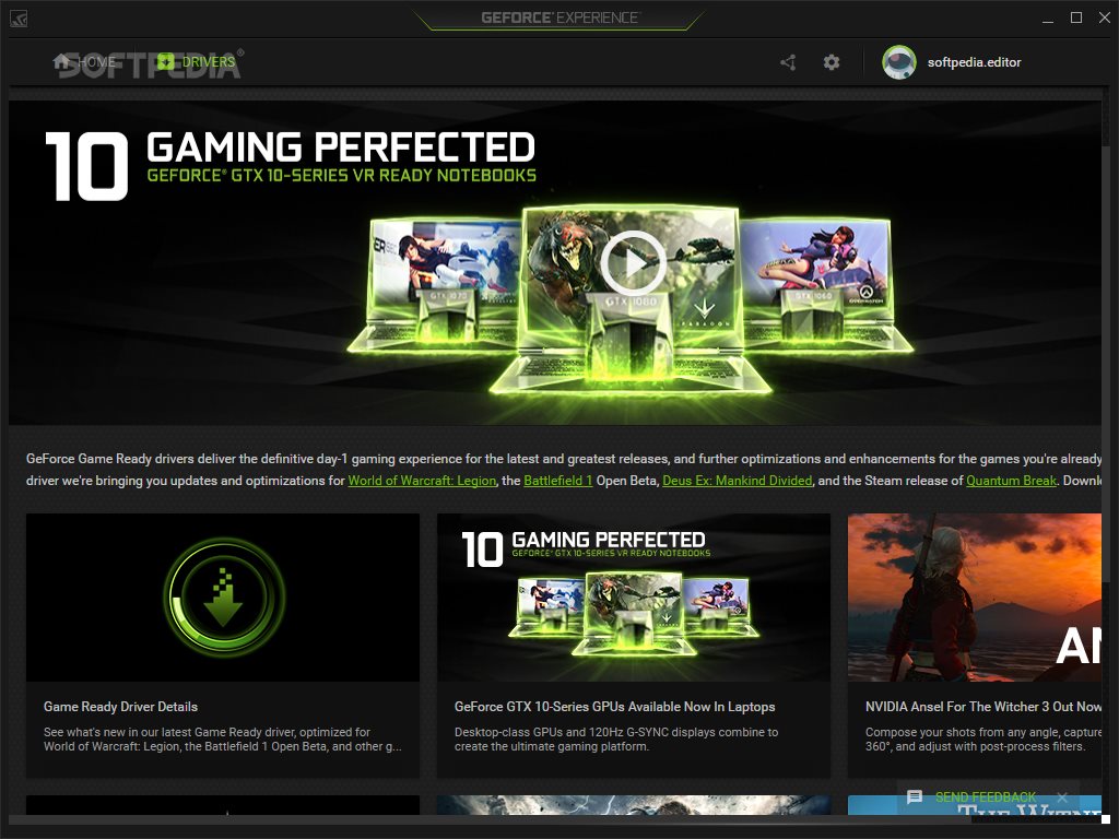 nvidia geforce experience download mac