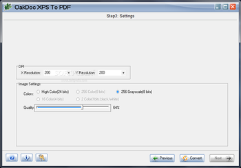 OakDoc XPS to PDF Converter screenshot 5