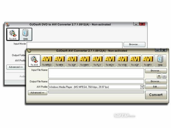 OJOsoft DVD AVI Converter Suite screenshot 2