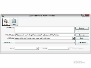 OJOsoft DVD to AVI Converter screenshot 3