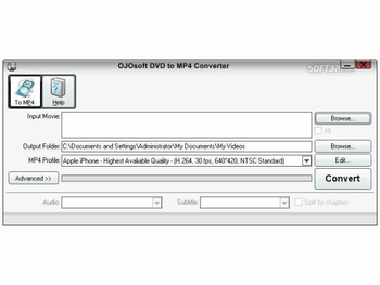 OJOsoft DVD to MP4 Converter screenshot 2