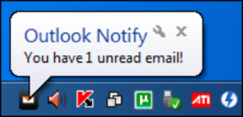 Outlook Notify POP3 screenshot
