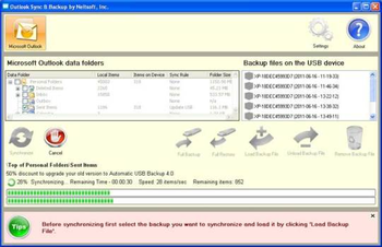 Outlook Sync & Backup screenshot 2
