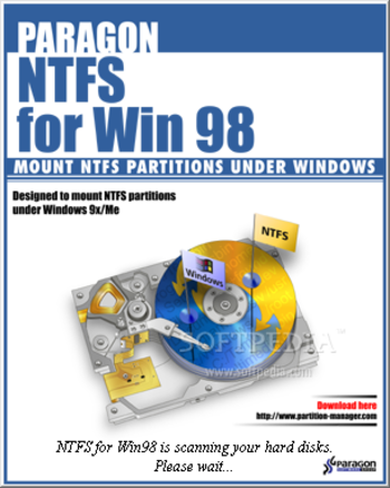 Paragon NTFS for Win98 screenshot