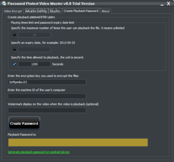 Password Protect Video Master screenshot 4