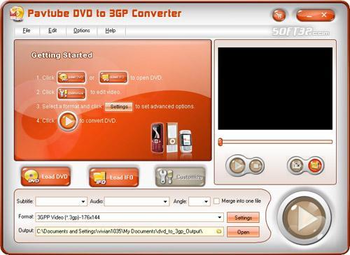 Pavtube DVD to 3GP Converter screenshot 2