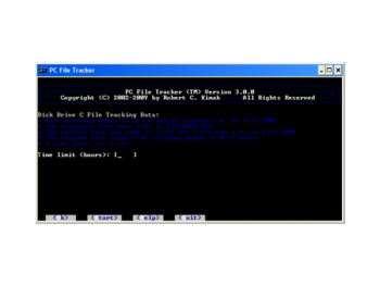 PC File Tracker screenshot