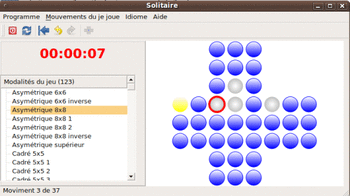 Peg Solitaire screenshot